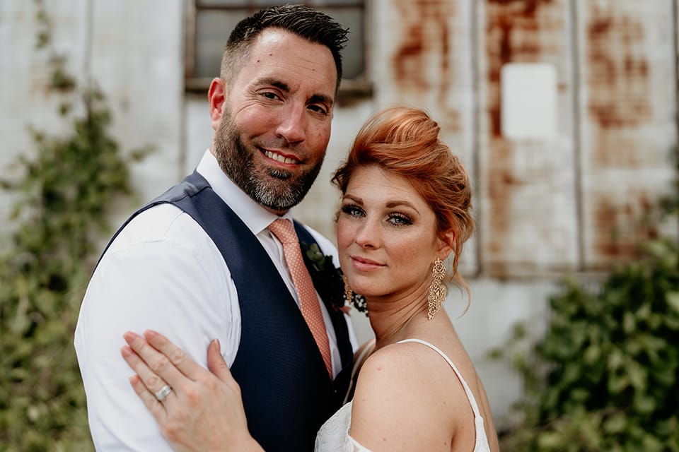 Brian and Tori Metz Wedding, cover photo