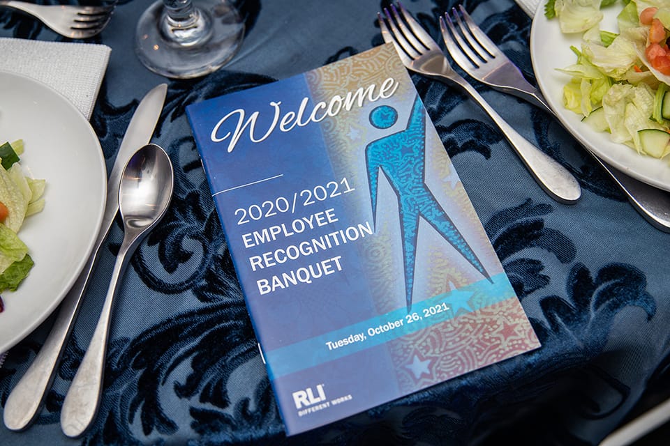 RLI Recognition Banquet for 20/21 honorees, cover photo